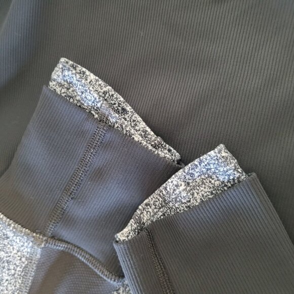 Lululemon womens 6 Daily Practice Jacket Rio Mist White black deep coal - Picture 5 of 13